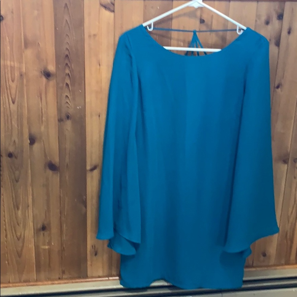 Venus sheath dress in teal